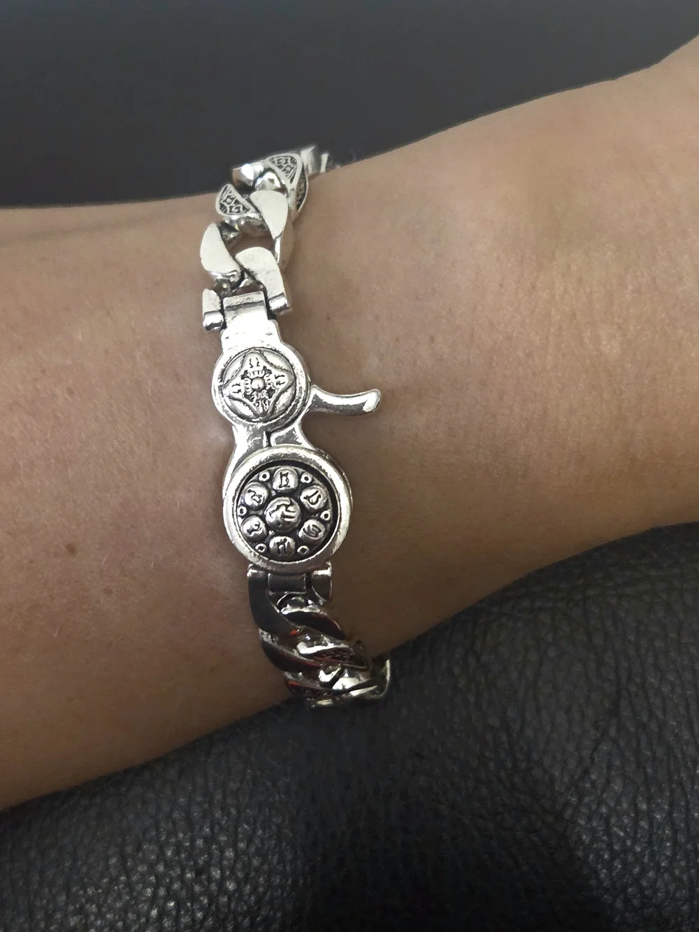 925 Sterling Silver Men's Fashion Bracelet Classic Designer Style Hypoallergenic